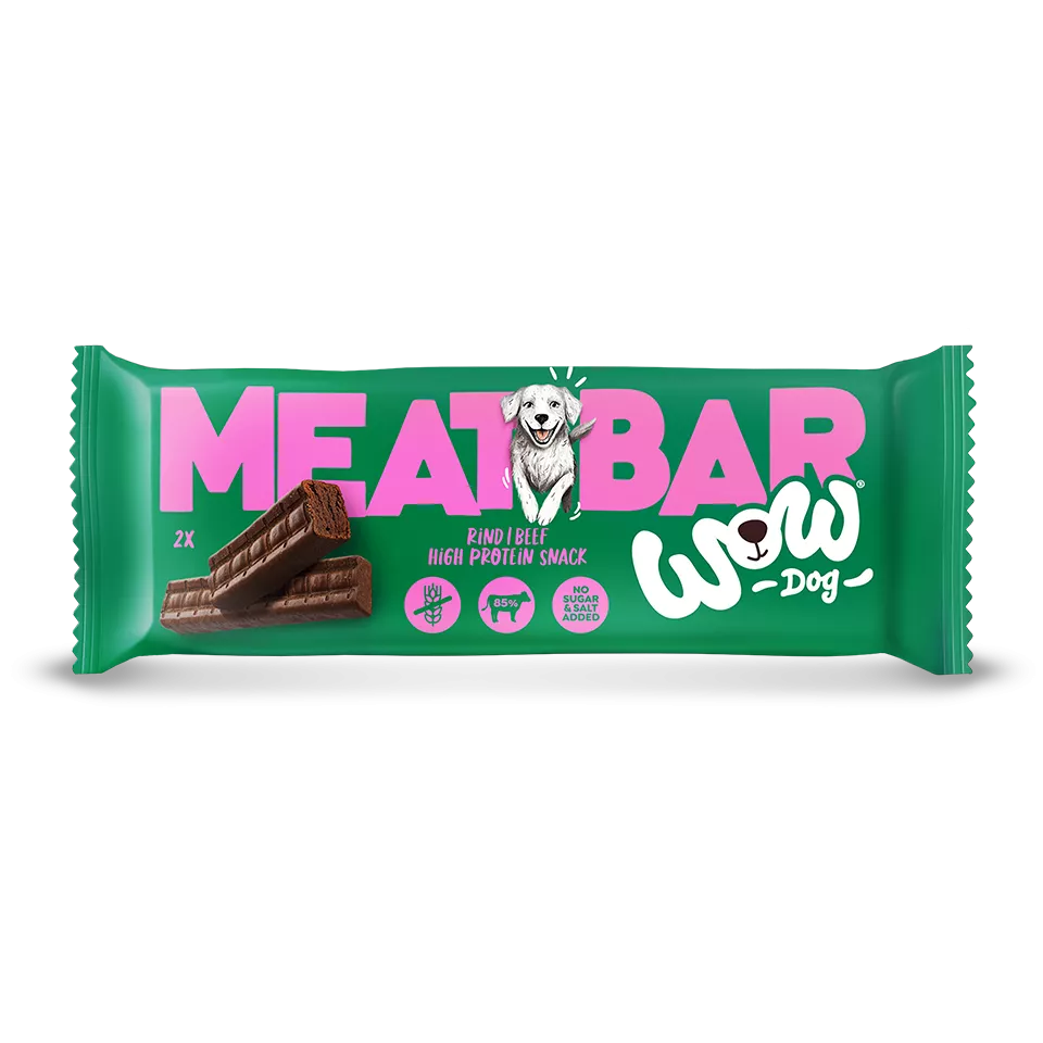 WOW DOG Meat Bar – Rind 40g