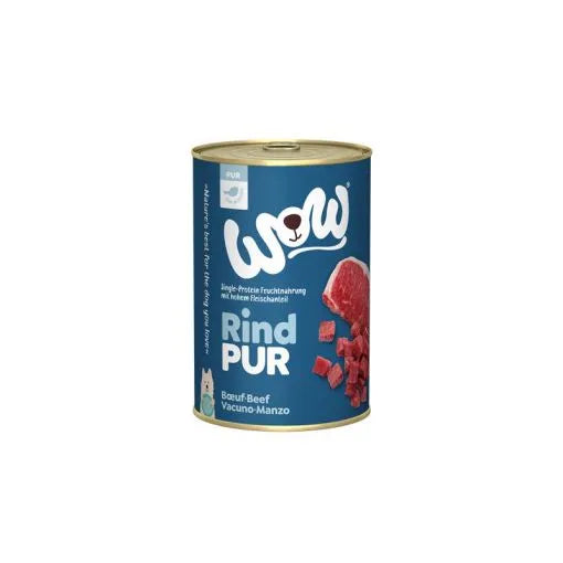 Wow Dog Dose Adult Pur Rind 6x400g
